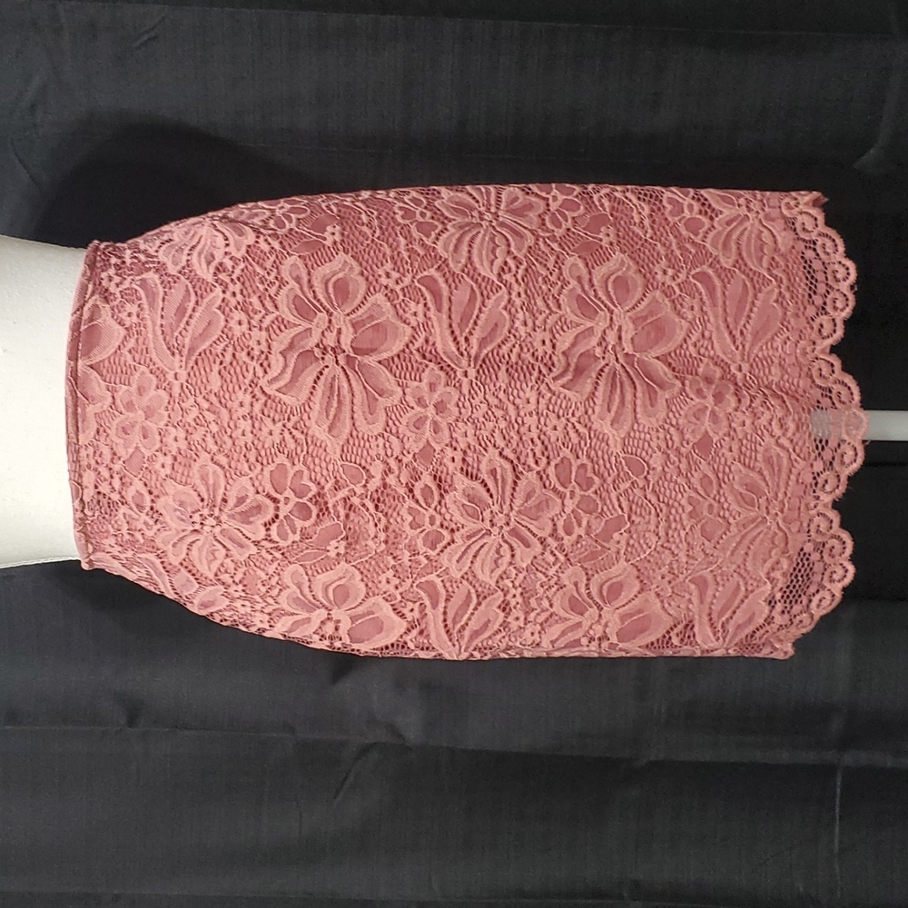 Willow & Root rose lace skirt